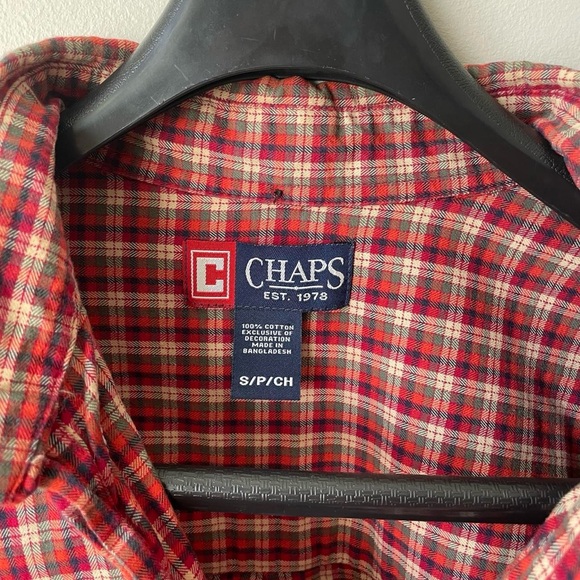 Chaps Ralph Lauren Plaid Buttondown Shirt - Picture 5 of 7